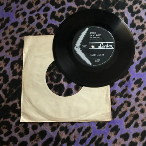 Barry Stanton ‎– Beggin' On My Knees 7" Vinyl 45RPM - Rock/Pop - Leedon