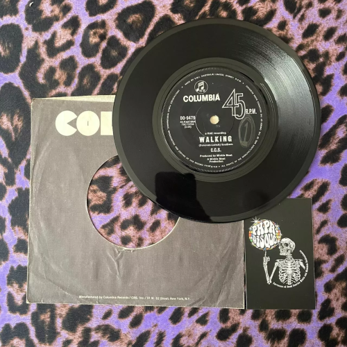 C.C.S. – Walking 7" Vinyl 45RPM - Blues Rock - Columbia - Oz Pressing