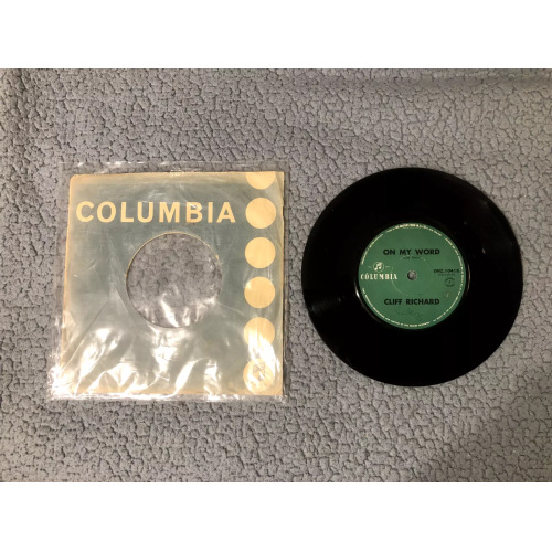 Cliff Richard And The Shadows – On My Word / Just a Little Bit Too Late - VG+