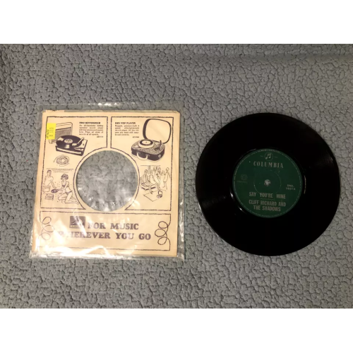 Cliff Richard And The Shadows – Don't Talk To Him / Say You're Mine - Rock VG+