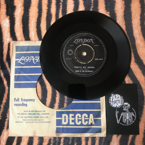 Dion & The Belmonts – Where Or When 7" Vinyl 45RPM - Rock'n'Roll - London