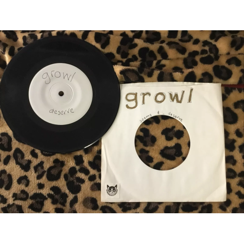 Growl - Seems / Deserve - Punk Rock Indie VG+