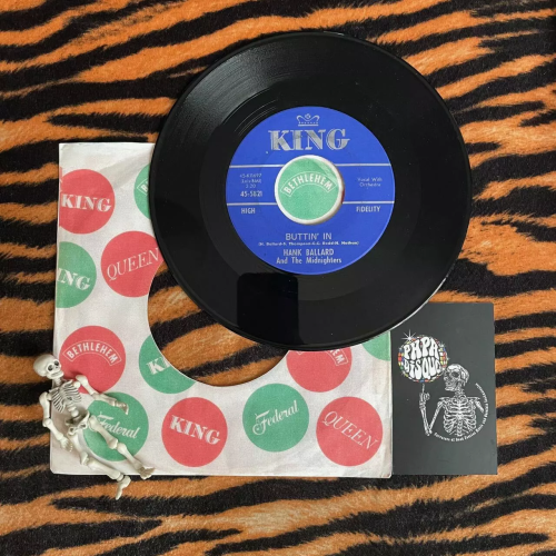 Hank Ballard And The Midnighters – Buttin' In 7" Vinyl 45RPM - R&B - King
