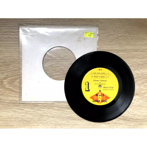 Johnny Chester With The Thunderbirds – A 4 On 1 Super Disc - Rock VG+