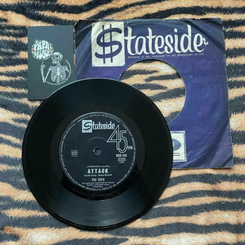 The Toys – Attack 7" Vinyl 45RPM - Funk/Soul - Stateside