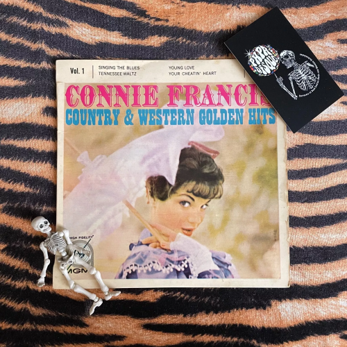 Connie Francis – County & Western Golden Hits V1 -7" Vinyl 45RPM - Country - MGM