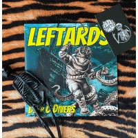 The Leftards – Deep C Divers 7" Vinyl 45RPM - Rock - Wreckless Enterprise