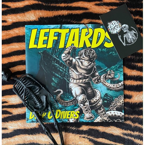 The Leftards – Deep C Divers 7" Vinyl 45RPM - Rock - Wreckless Enterprise