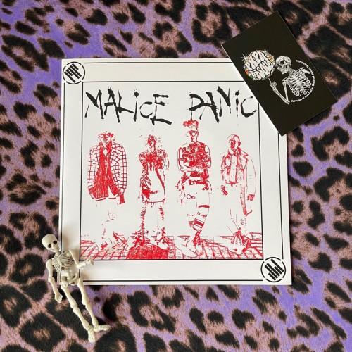 Malice Panic ‎– Self Titled 7" EP vinyl + CD - Punk -Alive By Caffeine Records