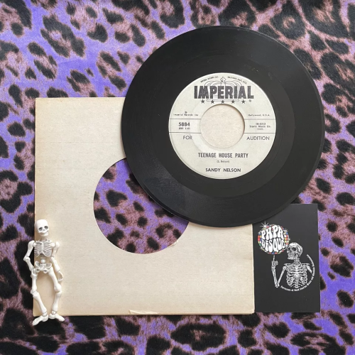 Sandy Nelson – Teenage House Party / Day Train 7" Vinyl 45RPM - R'n'R - Imperial