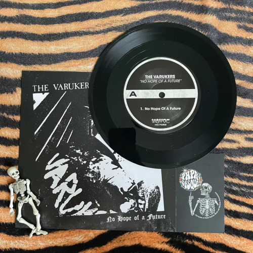 The Varukers – No Hope Of A Future 7" Vinyl 45RPM - Punk Rock - Havoc Records